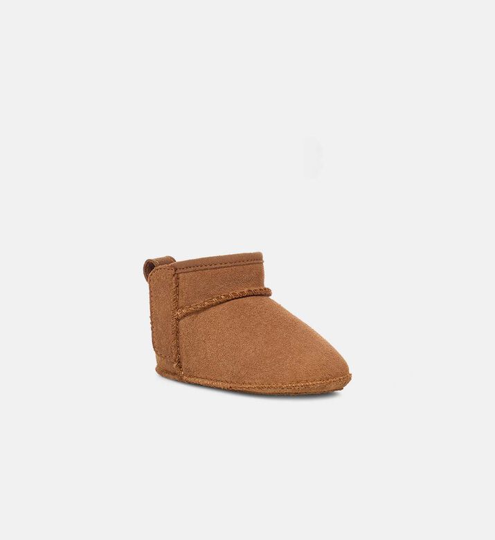 Flexible Suede-wrapped Sole Mini Boots