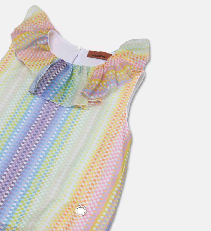Rainbow Gingham Tank Top