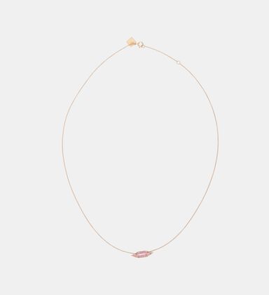 French Kiss Sapphire Necklace - 18k