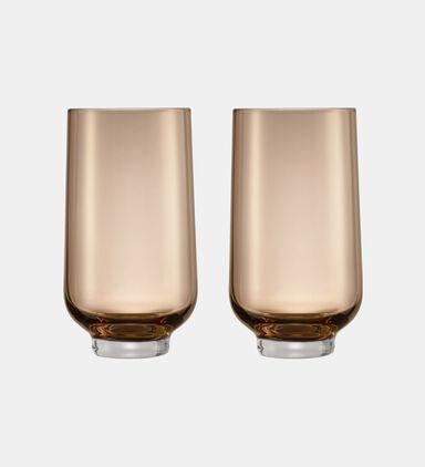 Flow Glass Drinking Cups Two-piece Set