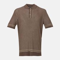 Linen-blend Polo Shirt