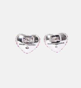 Sparkling Heart Stud Earrings Sparkling Heart Stud Earrings