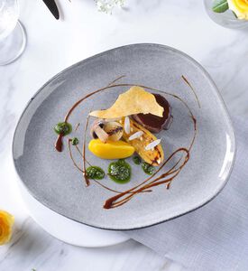 Organic Stoneware Oval Dinner Plate Organic Stoneware Oval Dinner Plate