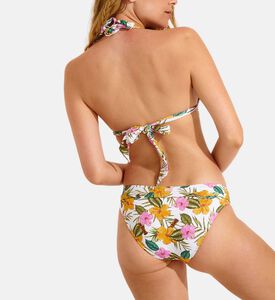 Tropical Print Bikini Top