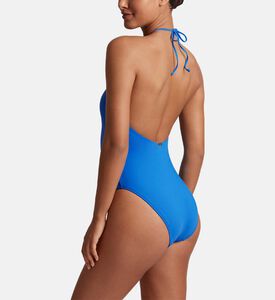 Macrame Halter Neck One-piece Swimsuit