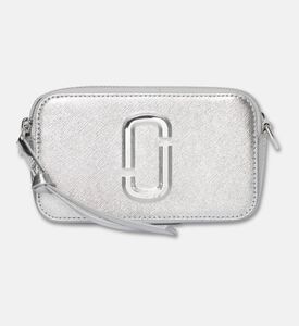 Marc Jacobs The Leather Metallic Snapshot Dtm, Silver, Packshot View