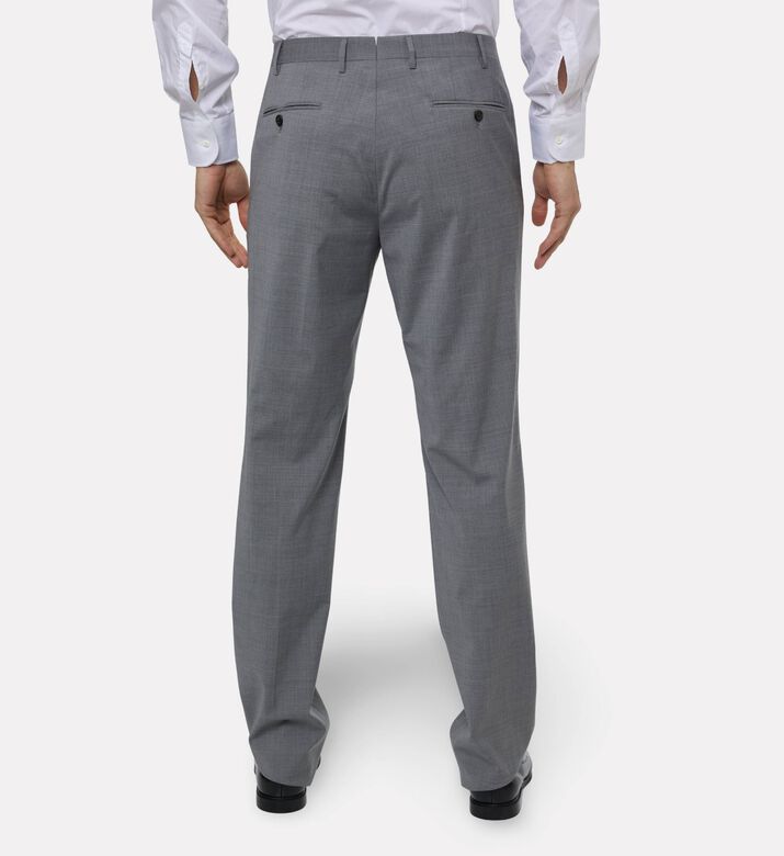 Corneliani Performance Wool Trousers, Grey, 54, Model View
