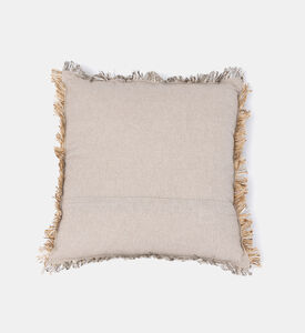 Geecha Silk-cotton Blend Filled And Vaccumed Cushion