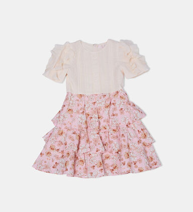 Pattie Embroidered Mini Dress