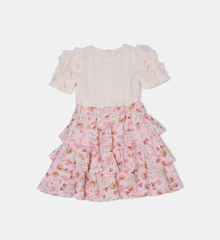 Pattie Embroidered Mini Dress