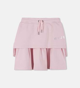 تنورة صوف بطبعة معدنية