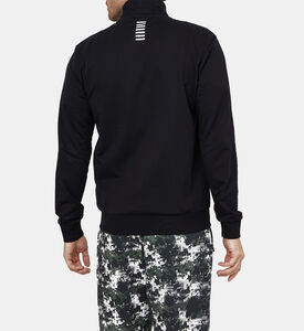 سويت شيرت قطن بلوغو بسحاب