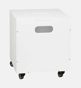 Kids Wood Wheeled Cube Storage