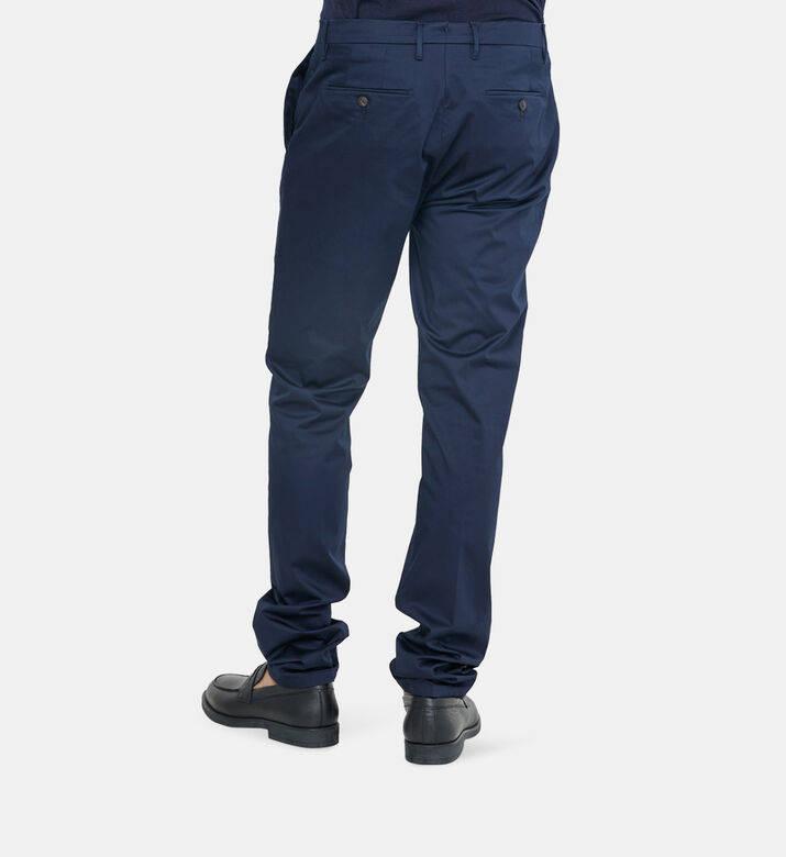 One-button Cotton Trousers One-button Cotton Trousers