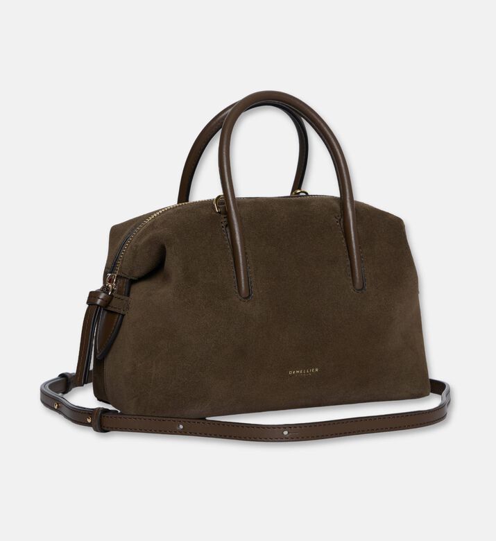Demellier Bag N121 Smal Stockho Susm F02, Brown, Packshot View