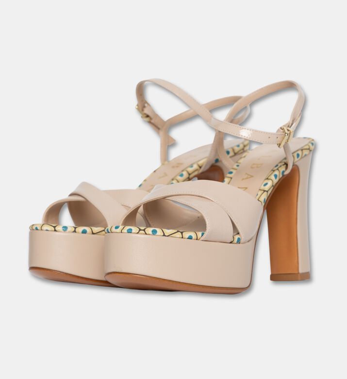 Albano Shoes High Naplak, Nude, Eu-41, Packshot View