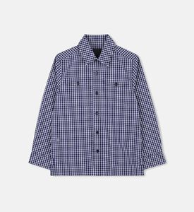 جاكيت جينز قطن بتطريز أزهار