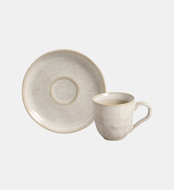 Bio Stoneware Cup Saucer Set