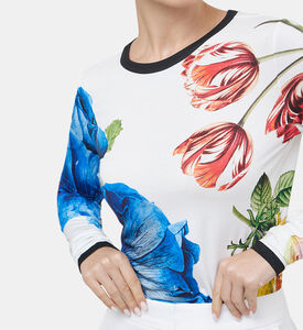 بلوزة ديلاينا بأكمام طويلة