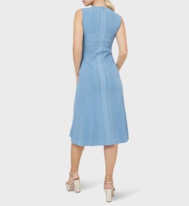 Variegated Rib Draped Midi Dress Variegated Rib Draped Midi Dress