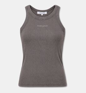 Maison Kitsune Ribbed Logo Tank Top, Packshot View