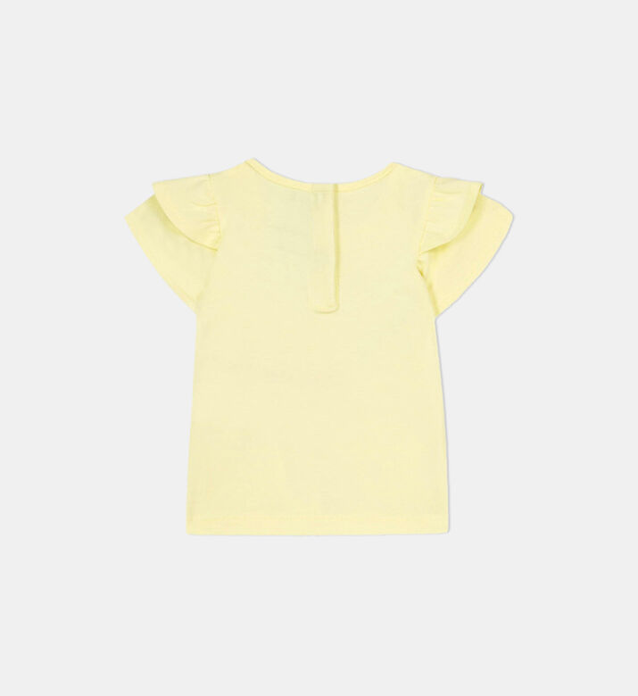 تيشيرت أطفال مطرز بشكل قلب