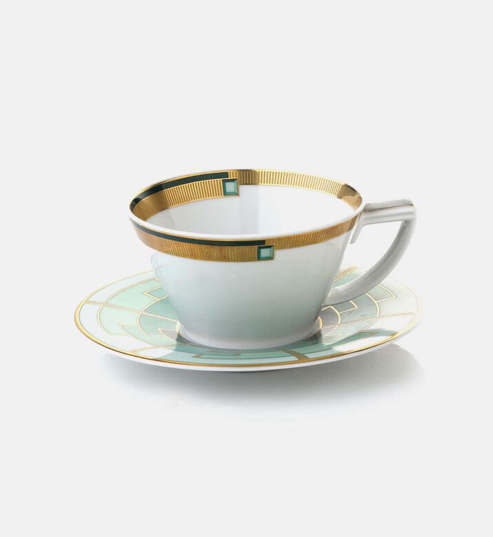 Emerald Saucer Tea Cup Set