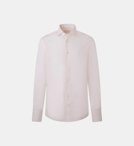 قميص بوبلين قطني مطاطي