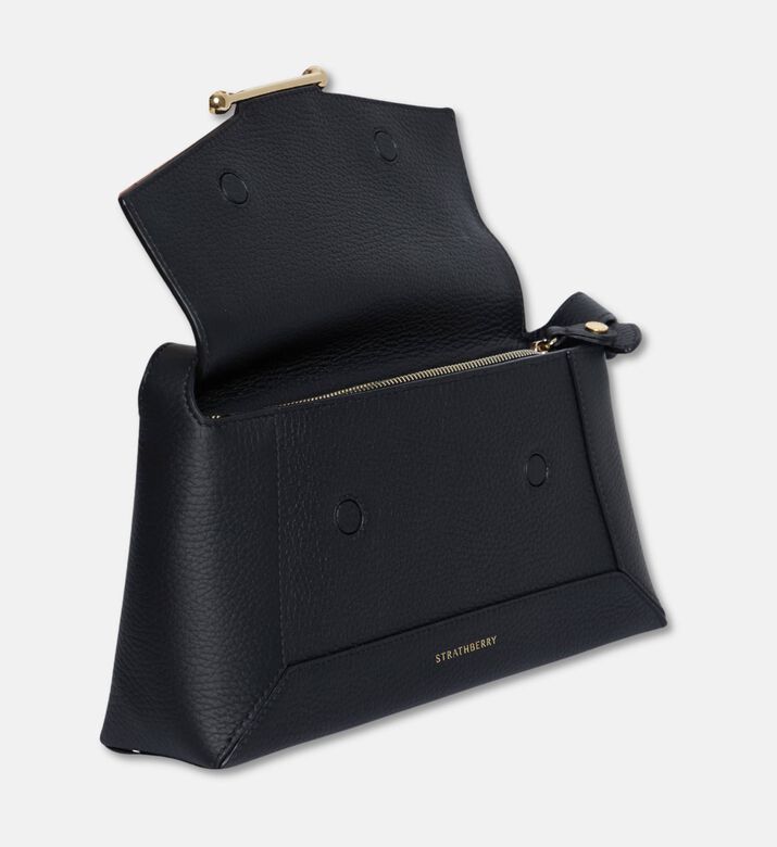 Strathberry Bag Mosaic Shoulder, Black, Packshot View