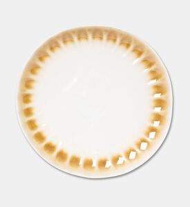 Home Deco and More Stoneware Organic-shape Dinner Plate, Packshot View