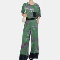 Lennon Harper Vegan Silk Crop Tee