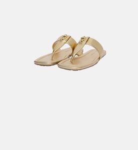 The Dual T-strap Leather Sandals