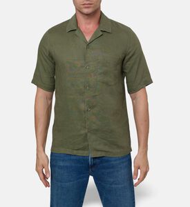 Samsoe Short-sleeve Button-up Shirt, Model View