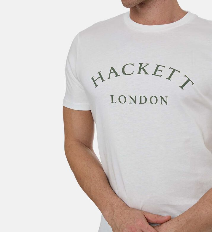 Hackett London Ts Heritage, Off-white, M, Model View