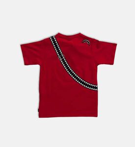 تيشيرت قطن بطبعة حقيبة كروس بودي