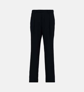 بنطال بساق مستقيمة وطيّات