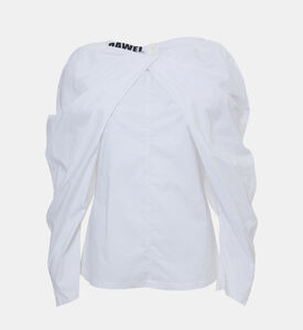 بلوزة بغطاء منسدل