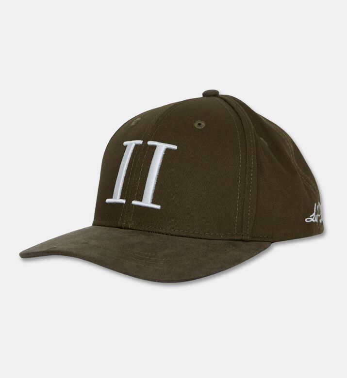 Les Deux Structured Logo Baseball Cap, Olive, Fs, Packshot View