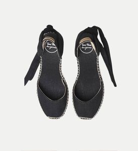 Julia Vegan Linen High-wedge Espadrille