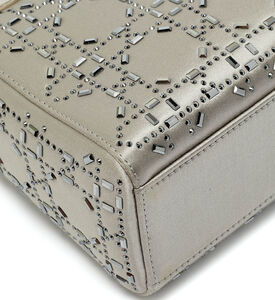 Dior Preowned Dior Cannage Strass Crystal Embellished Mini Lady Dior Tote, Packshot View