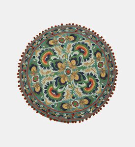 Home Deco and More Muno Embroidered Pouf 60x20 Cm, Packshot View