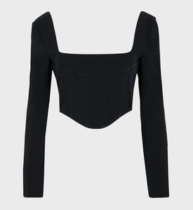 بلوزة موحدة بأكمام طويلة من لوركس