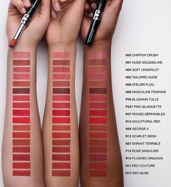 Givenchy Beauty Le Rouge Velvet Matte Long-lasting And Plumping Lipstick, P10, Packshot View
