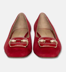 Baldinini Suede Block-heel Cap-toe Pumps, Packshot View