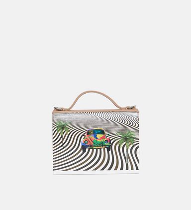 Vw Beetle Illustration Handbag