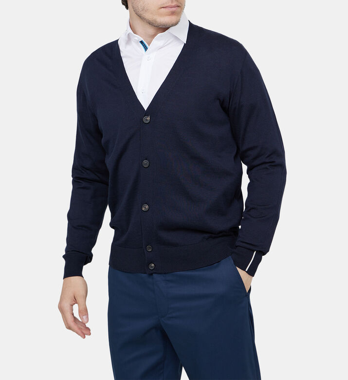 Buttoned Knit Cardigan