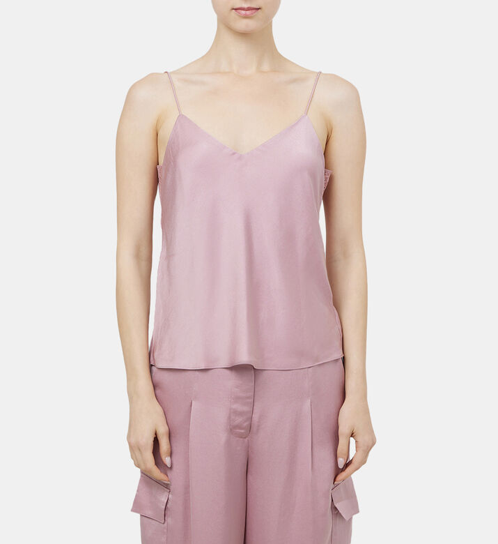 بلوزة كلاريس بأربطة دانتيل