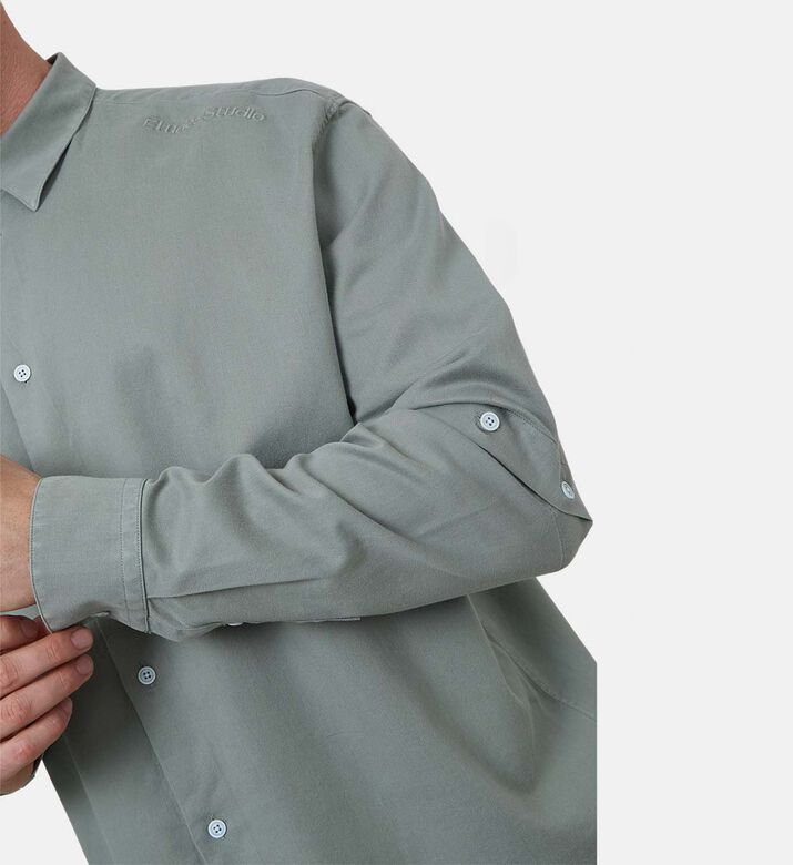 Cotton Detachable-sleeved Shirt