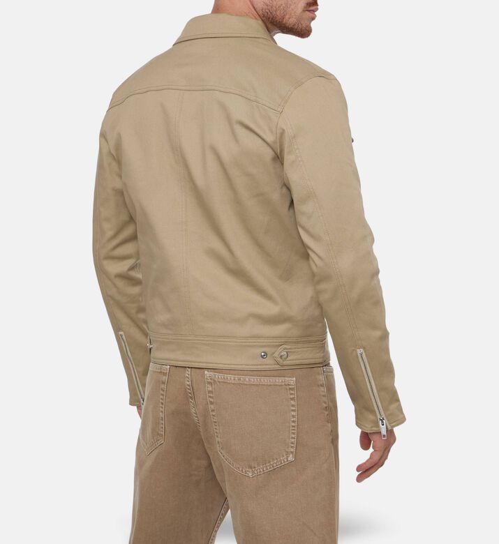 The Kooples Multi-pockets Long-sleeve Jacket, Model View