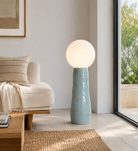 Pulpo Kokeshi Led Ceramic High Lamp, Grey, 60x150-cm, Packshot View